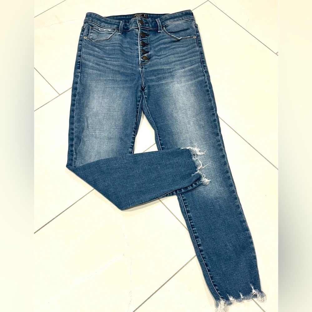 Abercrombie & Fitch Simone high rise ankle jeans - Picture 3 of 8